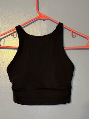🖤 Lululemon High-Neck Sports Bra – Black 🖤